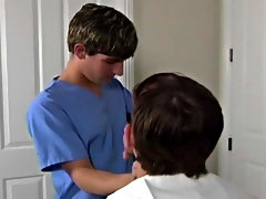 Returning from abroad, Austin and Jesse visit the doctor for their thing check up gay group orgy
