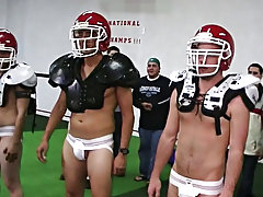 And those frat guys dont fuck around.  they had their pledges running around exposed in football pads doing all sorts of drills and fellow on stud tac