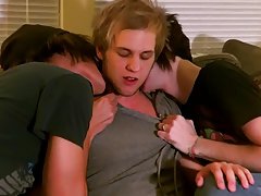 Emo boys sucking each and hot teen guy jerking off - at Tasty Twink!