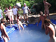 there is nothing like a nice summer time splash, especially when the pool is man made and ghetto rigged as fuck male wack off jo grou
